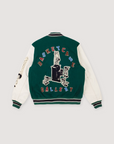 Basketcase Gallery Marionette Letterman Jacket Green