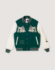 Basketcase Gallery Marionette Letterman Jacket Green
