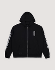 Chrome Hearts Vertical Logo Zip Up Sweatshirt Logo