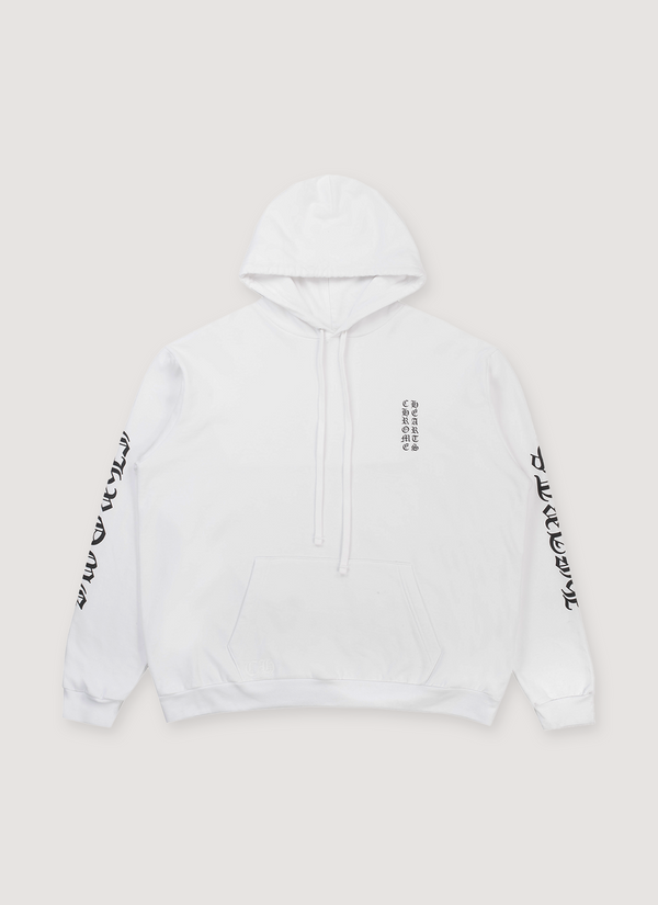 Chrome Hearts Vertical Logo Sweatshirt White Black Vertical Logo Sweatshirt White Black - Authenticated Sweatshirts | Pieces Los Angeles