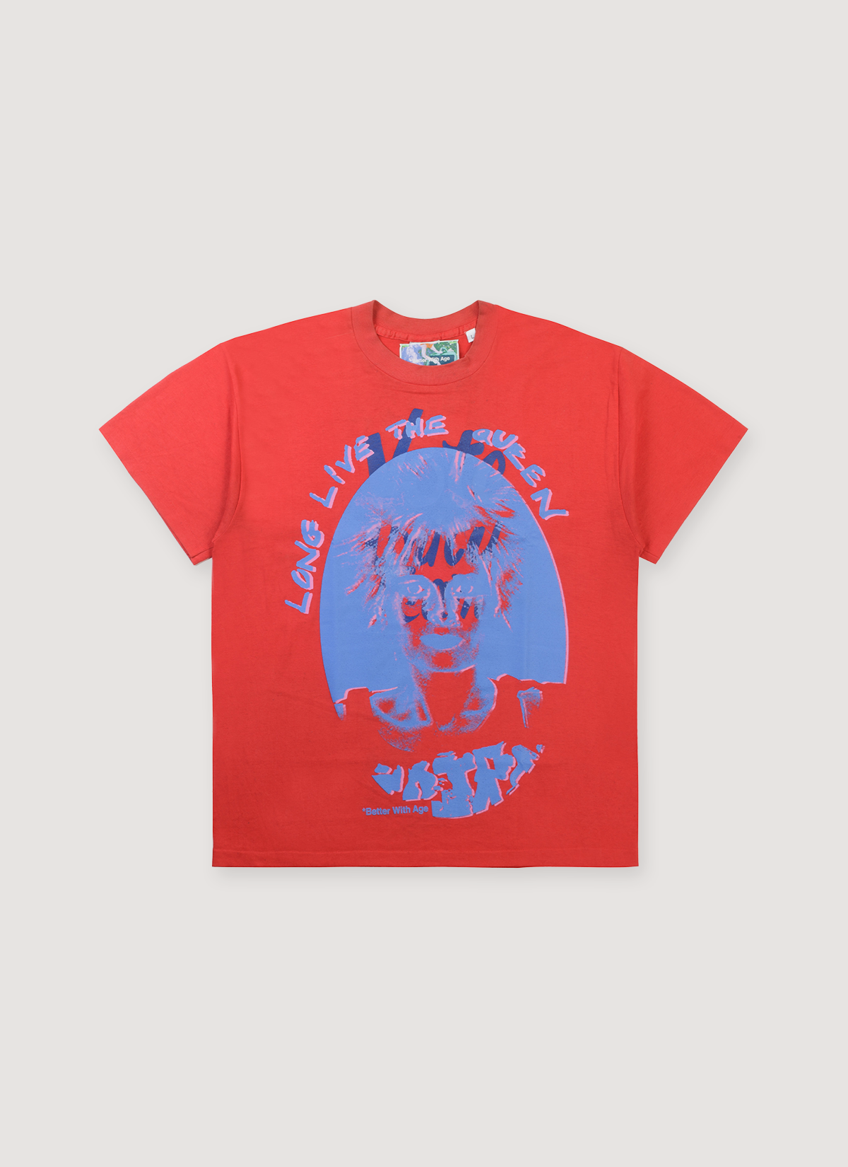 vivianのTシャツ Half and Half リラックス Tシャツ - パープル | Vivienne Westwood®