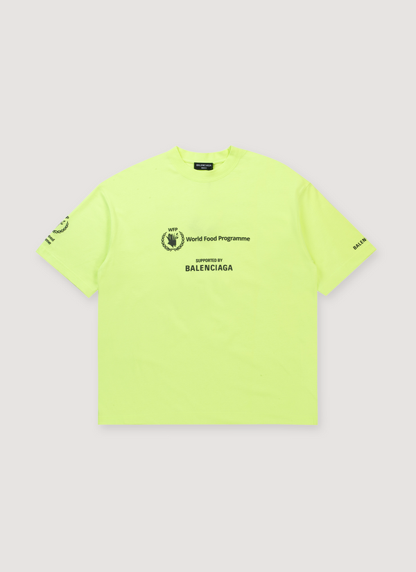 Balenciaga World Food Programme Tee Fluorescent Yellow World Food Programme Tee Fluorescent Yellow - Authenticated T-shirts | Pieces Los Angeles