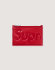 Supreme Leather Zip Card Holder