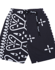 Kapital Humongo Cross Easy Shorts Black