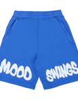 Mood Swings Swirl Sweat Shorts Blue