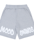 Mood Swings Swirl Sweat Shorts Grey