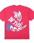 Mood Swings Swirl Tee Pink White