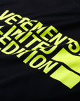 Vetements Big Logo Limited Edition Tee Black Yellow