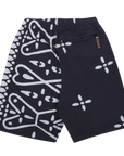 Kapital Humongo Cross Easy Shorts Black
