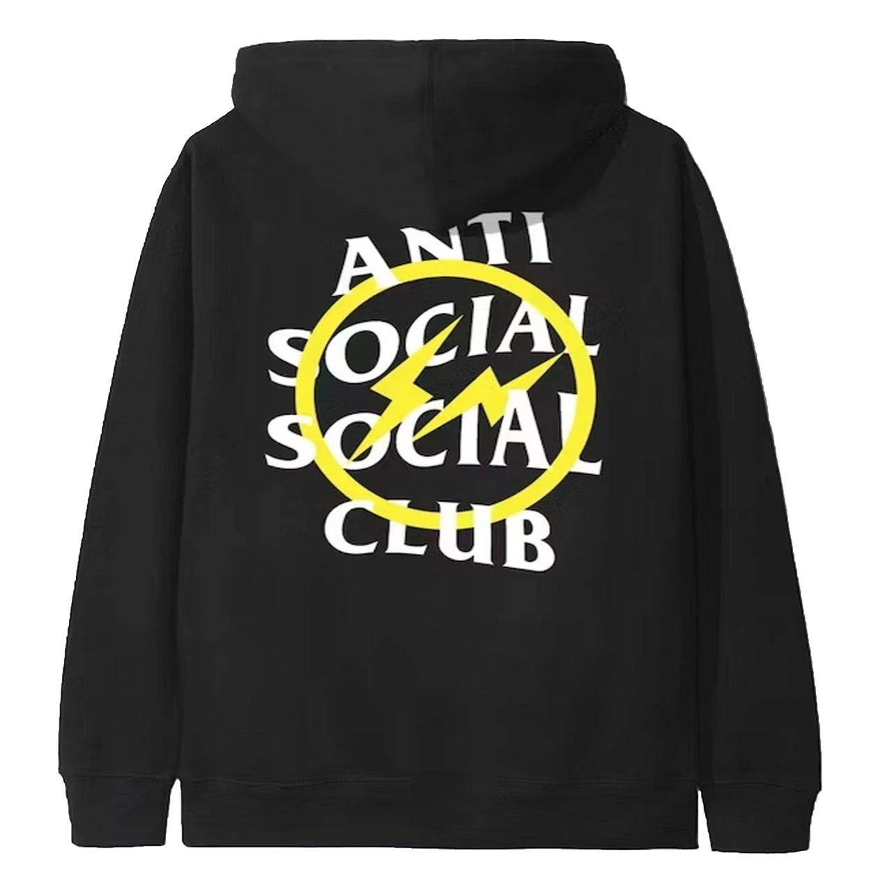 Anti Social Social Club x Fragment Design Sweatshirt Bolt Black Yellow