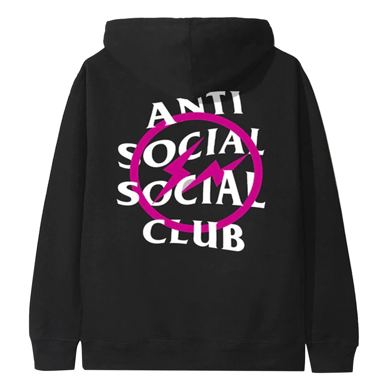 Anti Social Social Club x Fragment Design Bolt Sweatshirt Black Pink