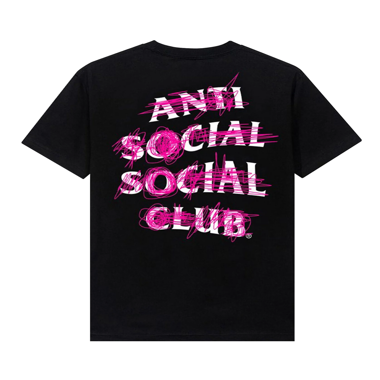 Anti Social Social Club Nevermind Tee Black Pink