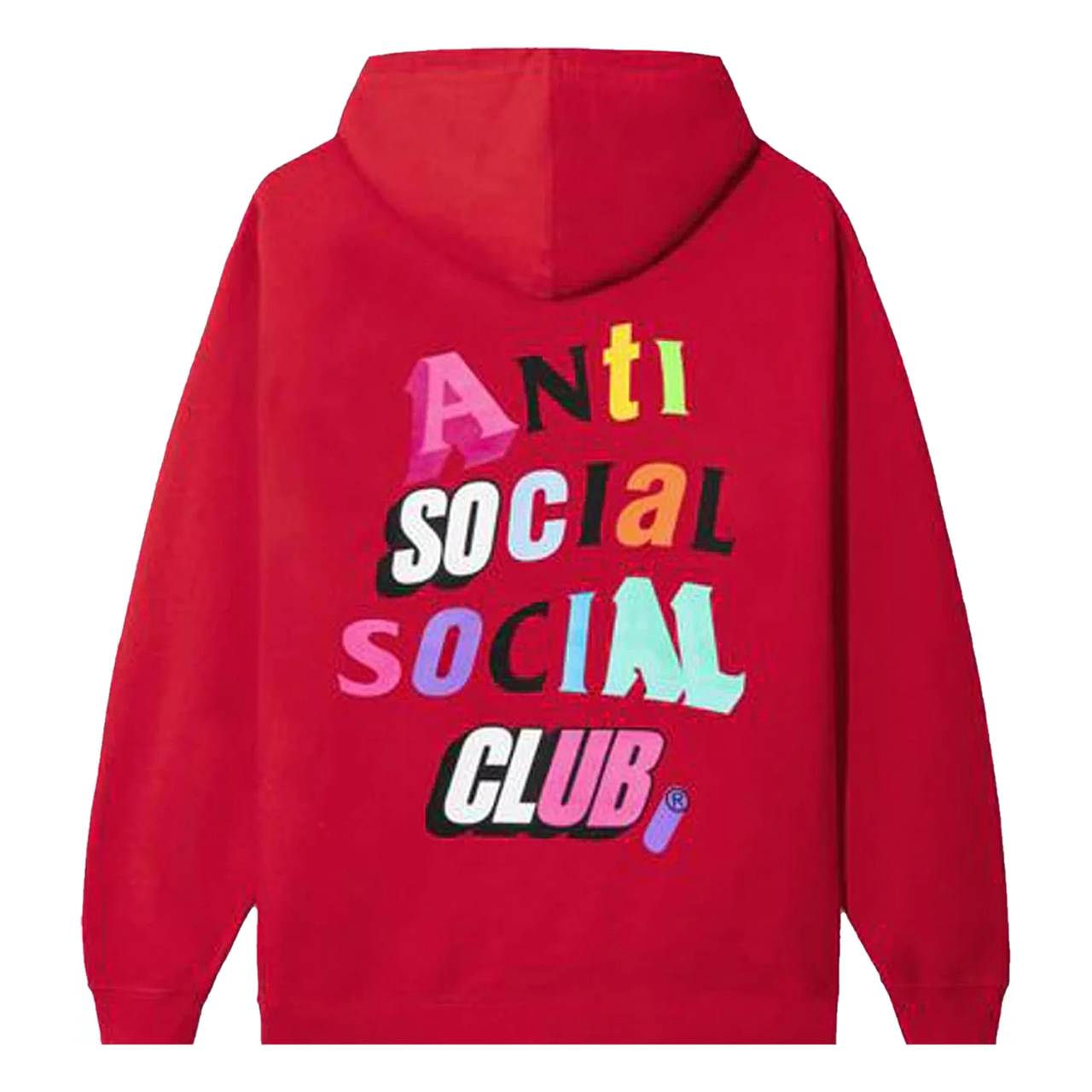 Anti Social Social Club Real Me Sweatshirt Red