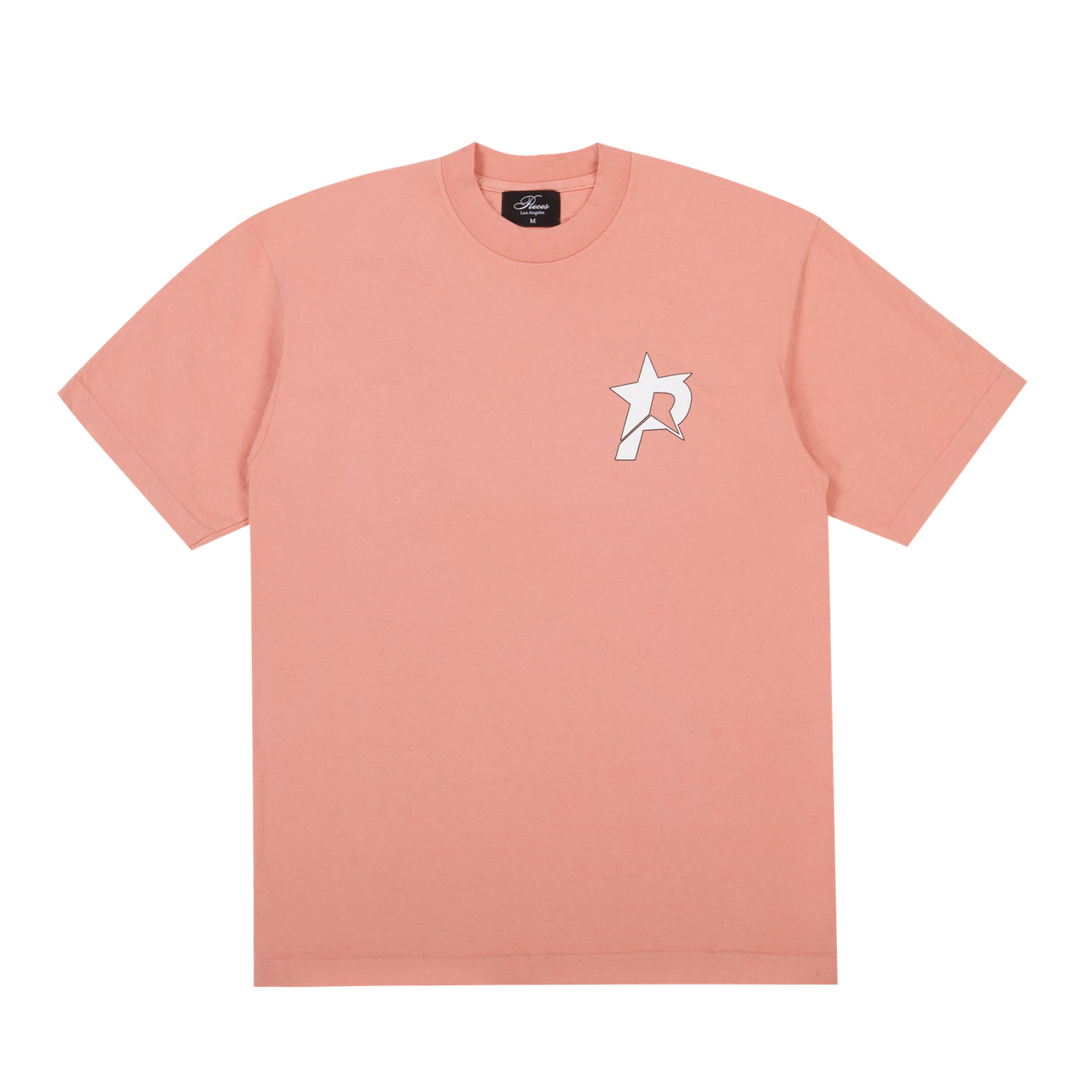 Pieces P Star Tee Coral