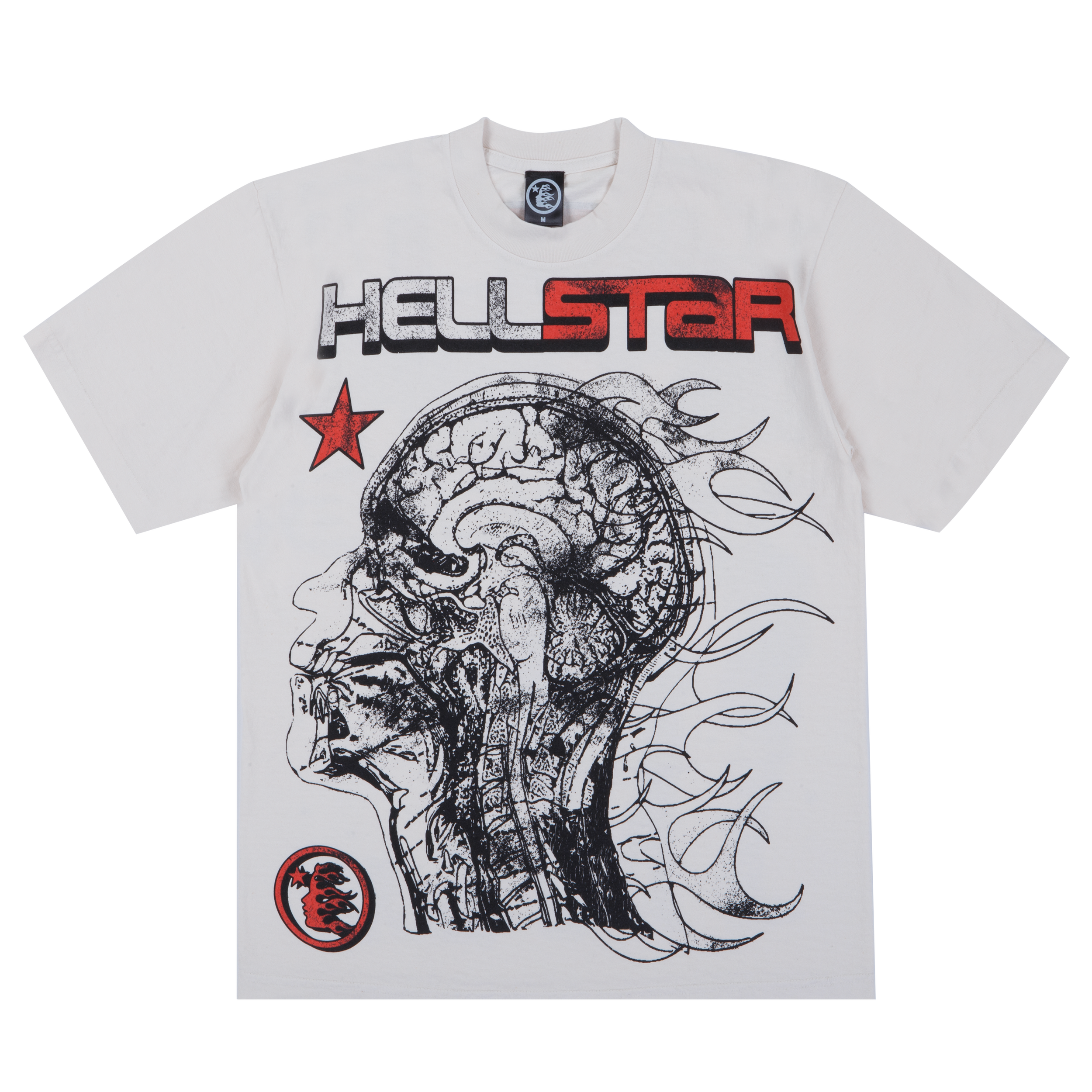 HELLSTAR ヘルスター HUMAN DEVELOPMENT Tシャツ クリーム Hellstar Human Development Tee Cream – PIECES