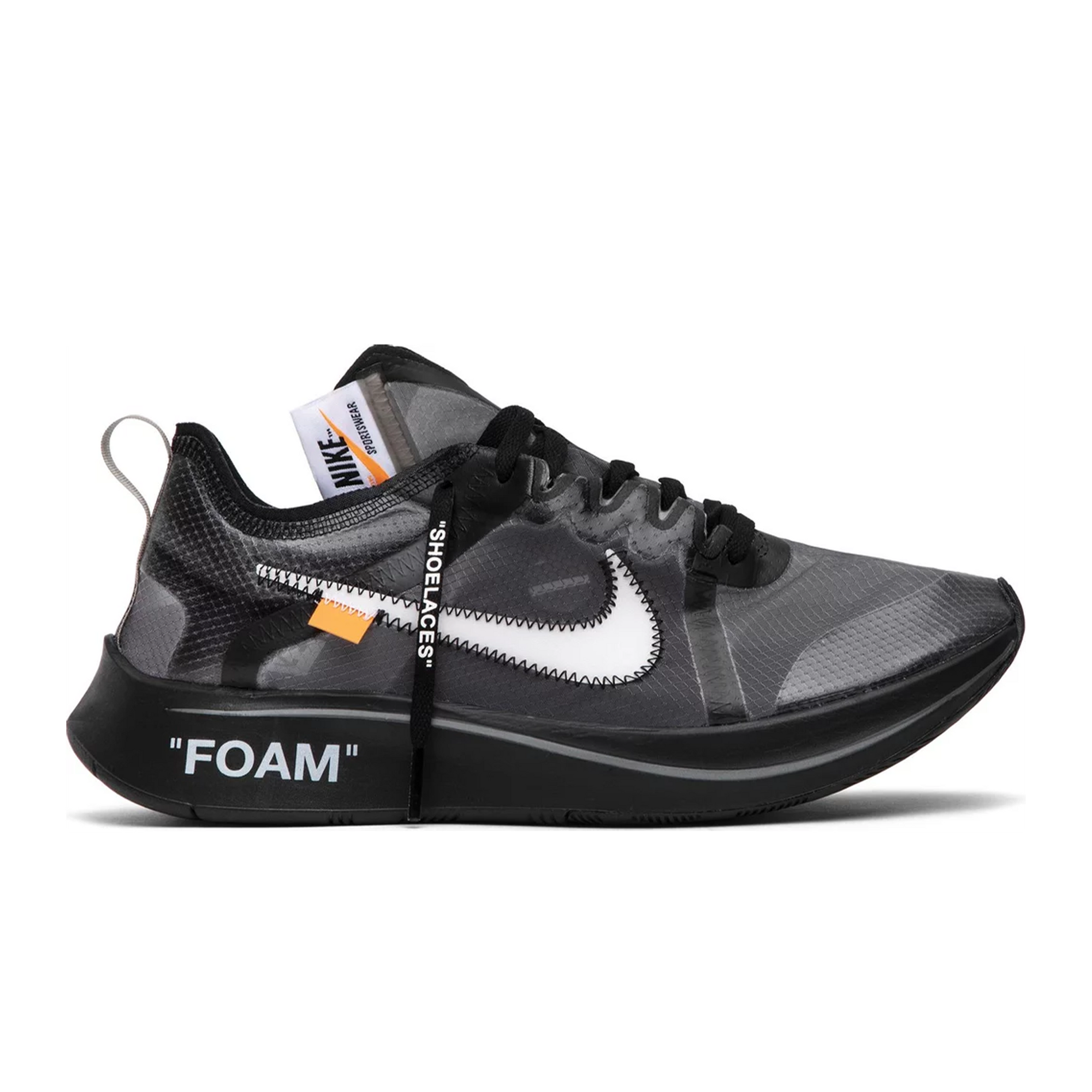 Nike x Off-White Zoom Fly Black SIlver (2018)