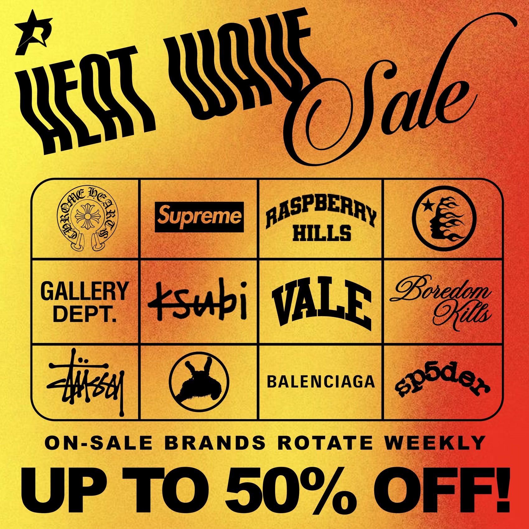 Heat Wave Sale