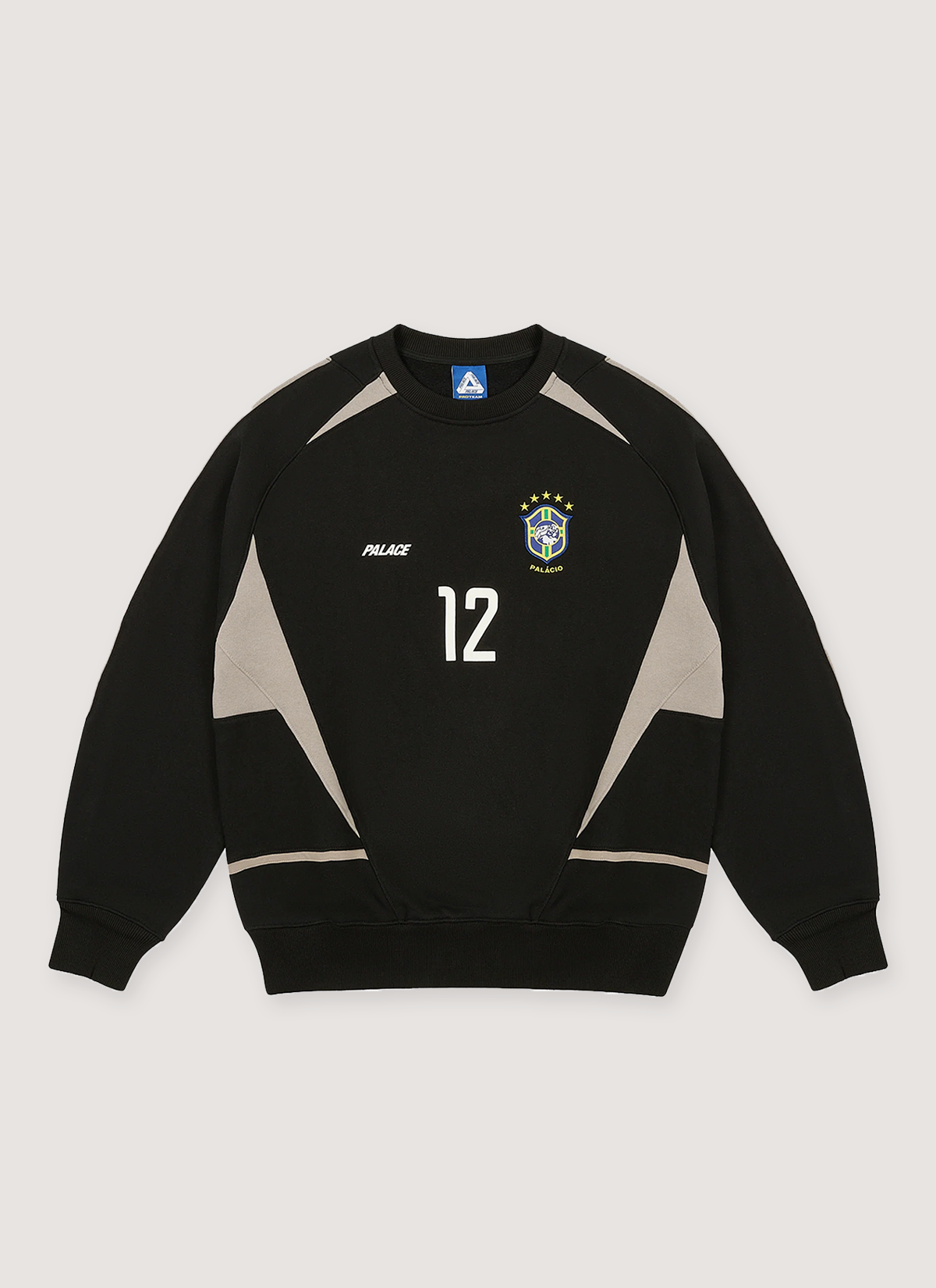 Palace Pro Team 02 Crewneck Black Palace Pro Team 02 Crewneck Black - Image 1 | Authenticated at Pieces Los Angeles