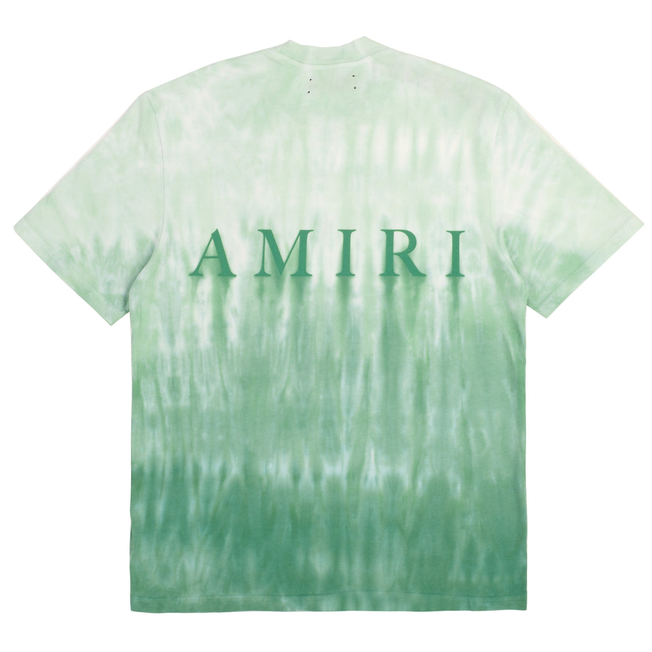 Amiri MA Logo Dip Dye Tee Mineral Green