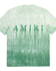 Amiri MA Logo Dip Dye Tee Mineral Green