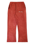 Thirteen Studios Logo Sweatpants Faded Red