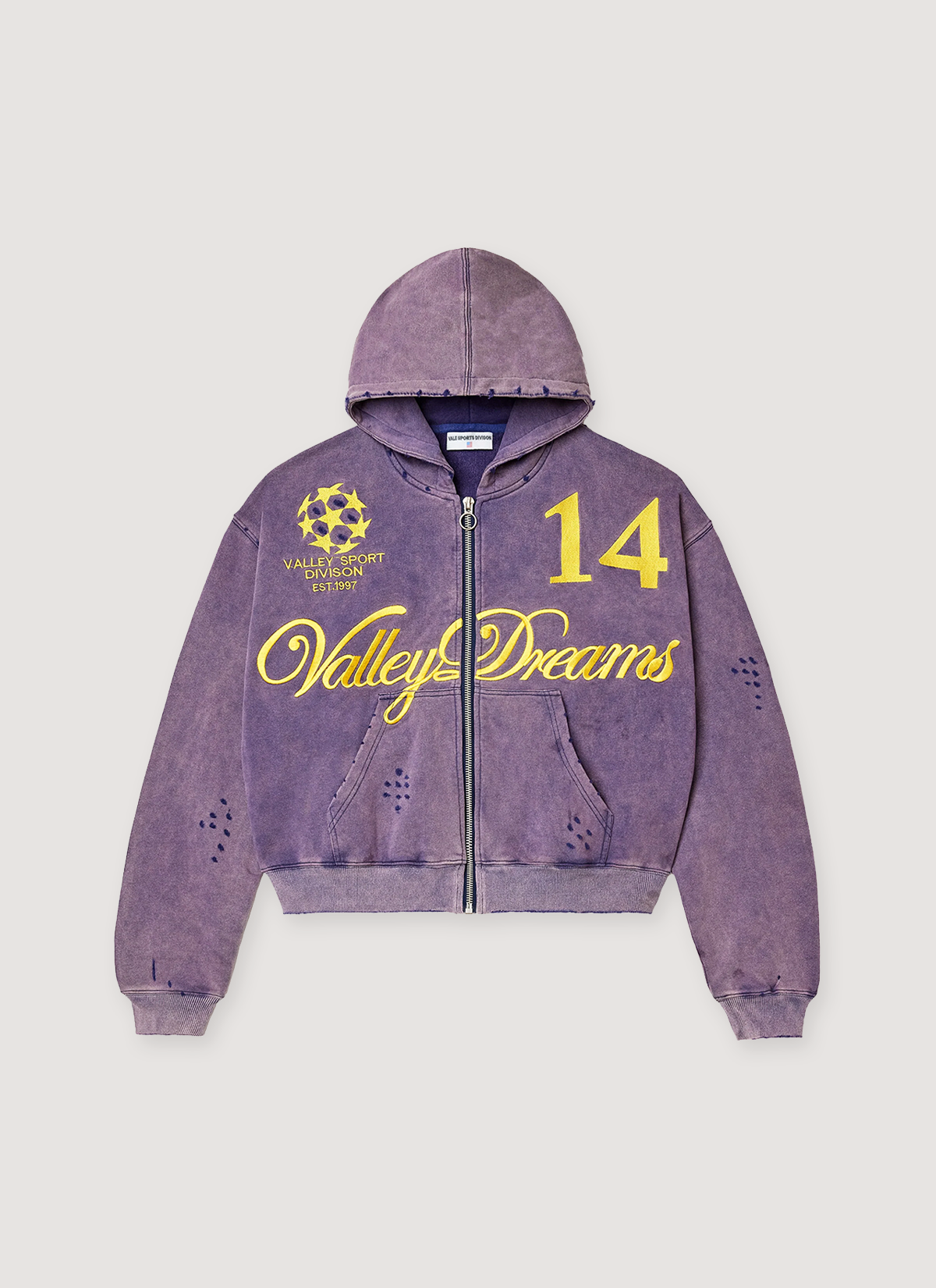 Vale Forever 14 Zip Up Sweatshirt Purple