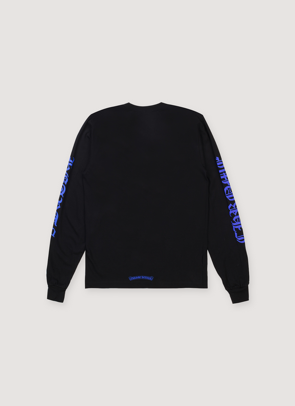 Chrome Hearts 1988 Neck Logo Longsleeve Black Blue alternate view - Shop at Pieces Los Angeles