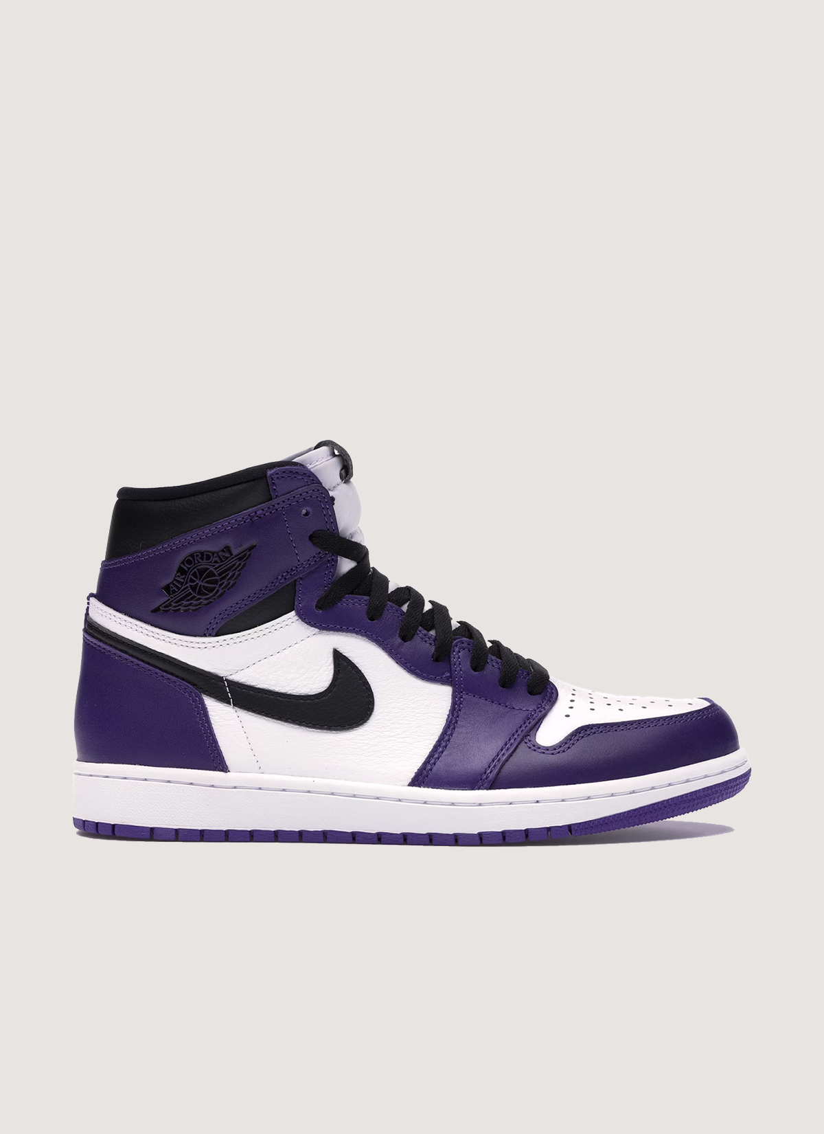 Jordan Retro 1 High OG Court Purple 2.0 (2021) Jordan Retro 1 High OG Court Purple 2.0 (2021) - Image 1 | Authenticated at Pieces Los Angeles