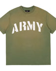 Pieces Army Tee Washed Olive