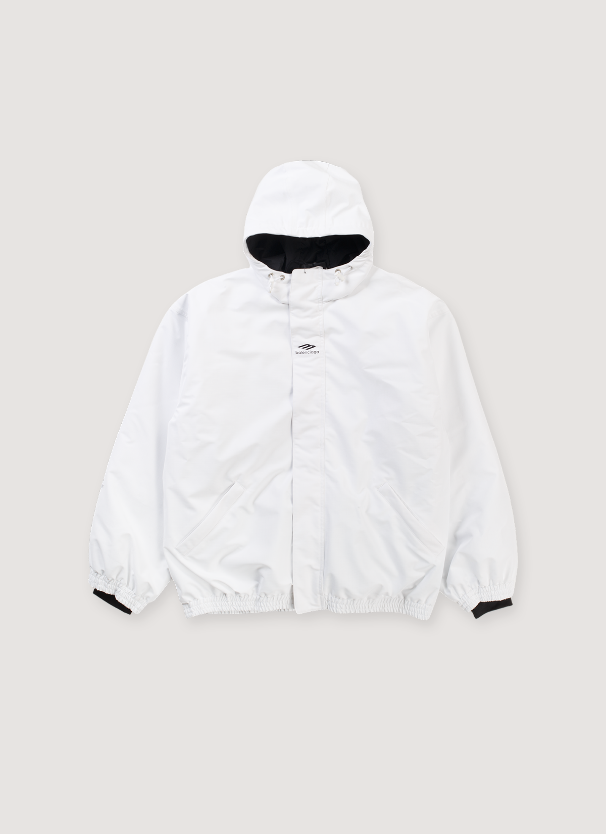 Balenciaga 3B Sports Icon Ski Parka White