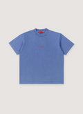 424 on Fairfax Embroidered Logo Tee Blue 424 on Fairfax Embroidered Logo Tee Blue - Image 1 | Authenticated at Pieces Los Angeles
