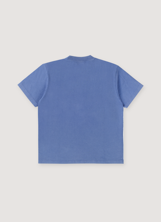 424 on Fairfax Embroidered Logo Tee Blue