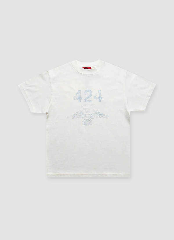 424 Military Ribbed Jersey Tee White Military Ribbed Jersey Tee White - Authenticated T-shirts | Pieces Los Angeles
