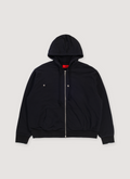 424 on Fairfax Wrap Thermal Zip Sweatshirt Black 424 on Fairfax Wrap Thermal Zip Sweatshirt Black - Image 1 | Authenticated at Pieces Los Angeles