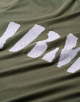 Pieces Army Tee Washed Olive