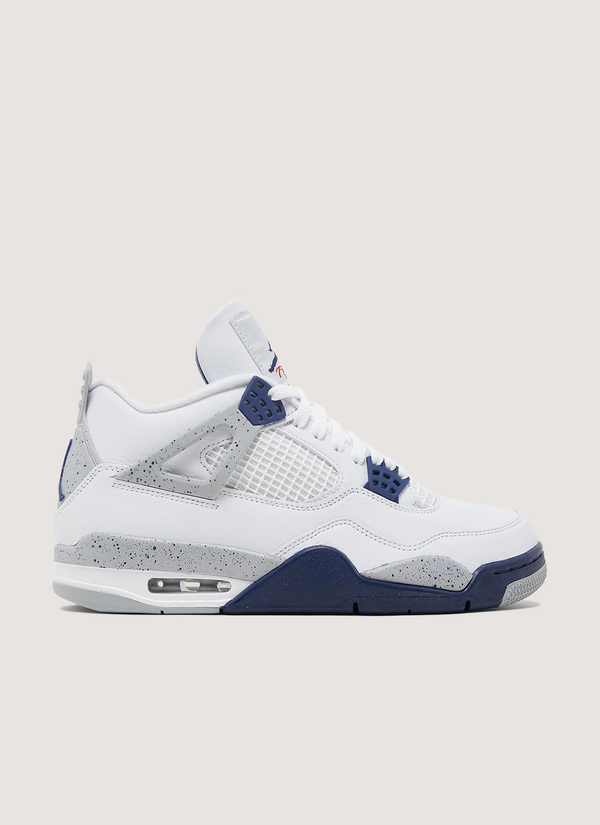 Jordan Retro 4 Midnight Navy (2022) Retro 4 Midnight Navy (2022) - Authenticated Sneakers | Pieces Los Angeles