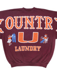 Kapital Big Kountry Crewneck Sweater Maroon