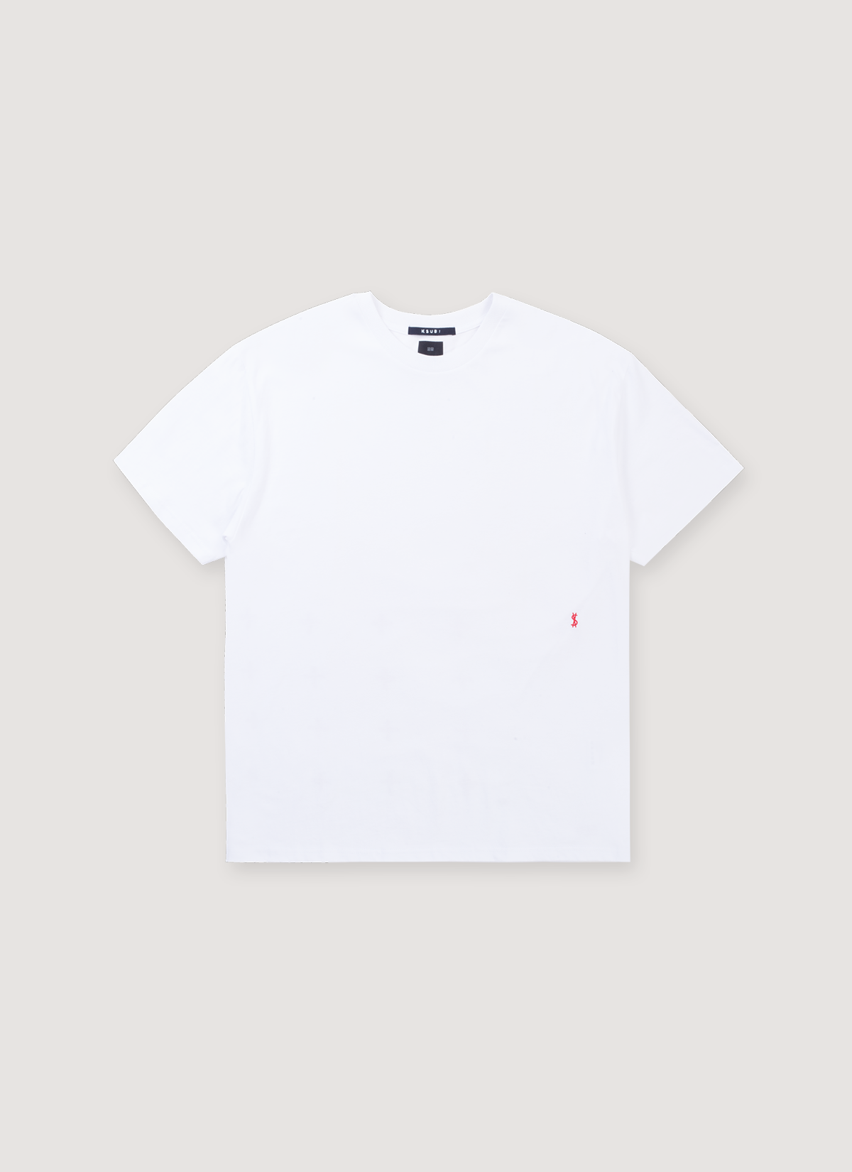 4x4 Biggie Tee White Red
