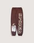 Sp5der Worldwide 5Star Rodeo Sweatpants Brown Cream