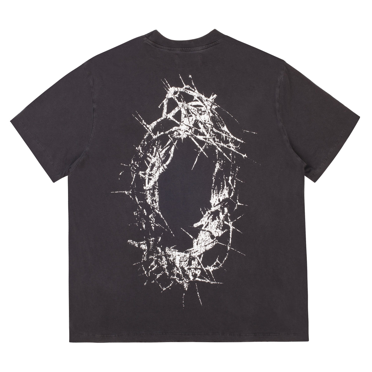 Pieces Paradise on Earth Tee Washed Black