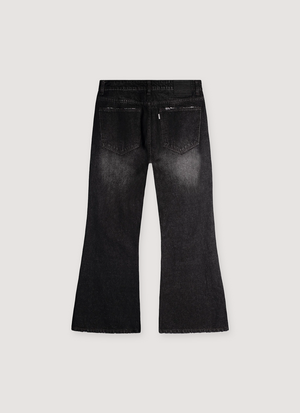 Vague Studios 85 Flared Denim Washed Black alternate view - Shop at Pieces Los Angeles