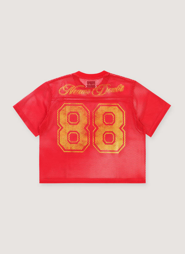 Neaux Doubt 88 Mesh Jersey Red Yellow alternate view - Shop at Pieces Los Angeles