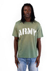 Pieces Army Tee Washed Olive