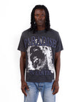 Pieces Paradise on Earth Tee Washed Black