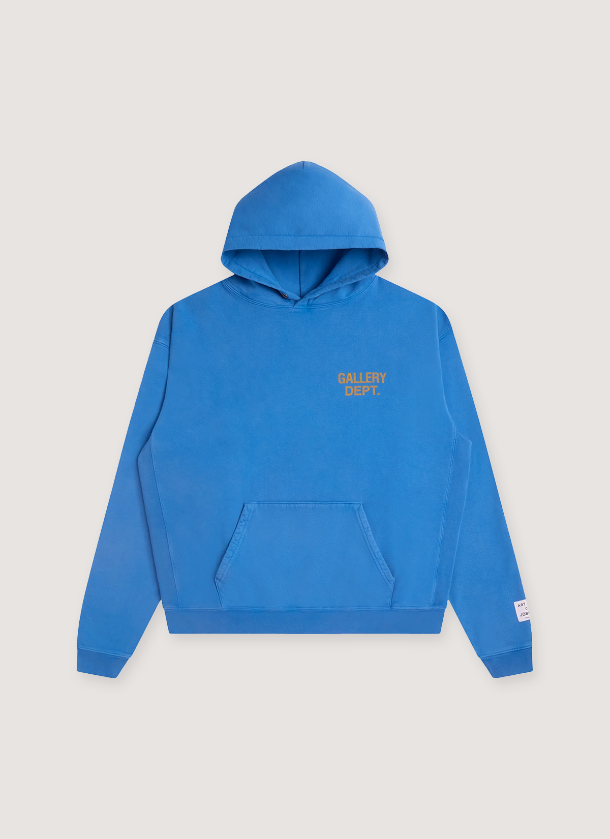 Gallery Dept. 90's GD Logo Sweatshirt Royal Blue front view with gold logo
