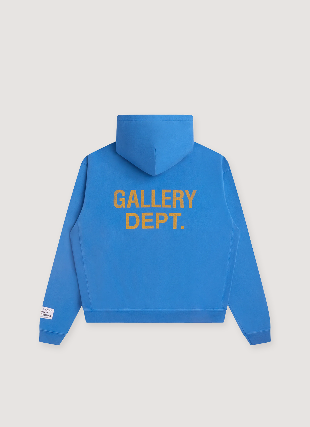 Gallery Dept. 90's GD Logo Sweatshirt Royal Blue back view with big gold logo