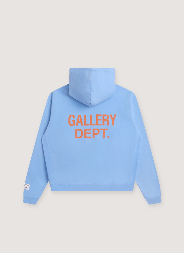 Gallery Dept. 90's GD Logo Sweatshirt Baby Blue alternate view - Shop at Pieces Los Angeles