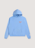 Gallery Dept. 90's GD Logo Sweatshirt Baby Blue front view Gallery Dept. 90's GD Logo Sweatshirt Baby Blue - Image 1 | Authenticated at Pieces Los Angeles