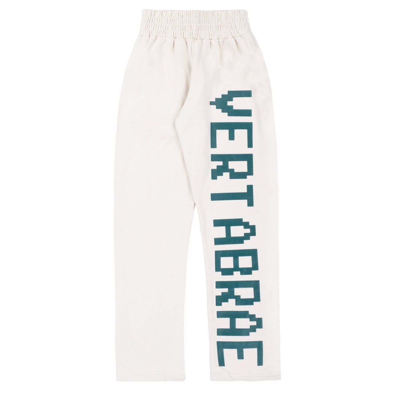 Vertabrae Logo Sweatpants Cream Green