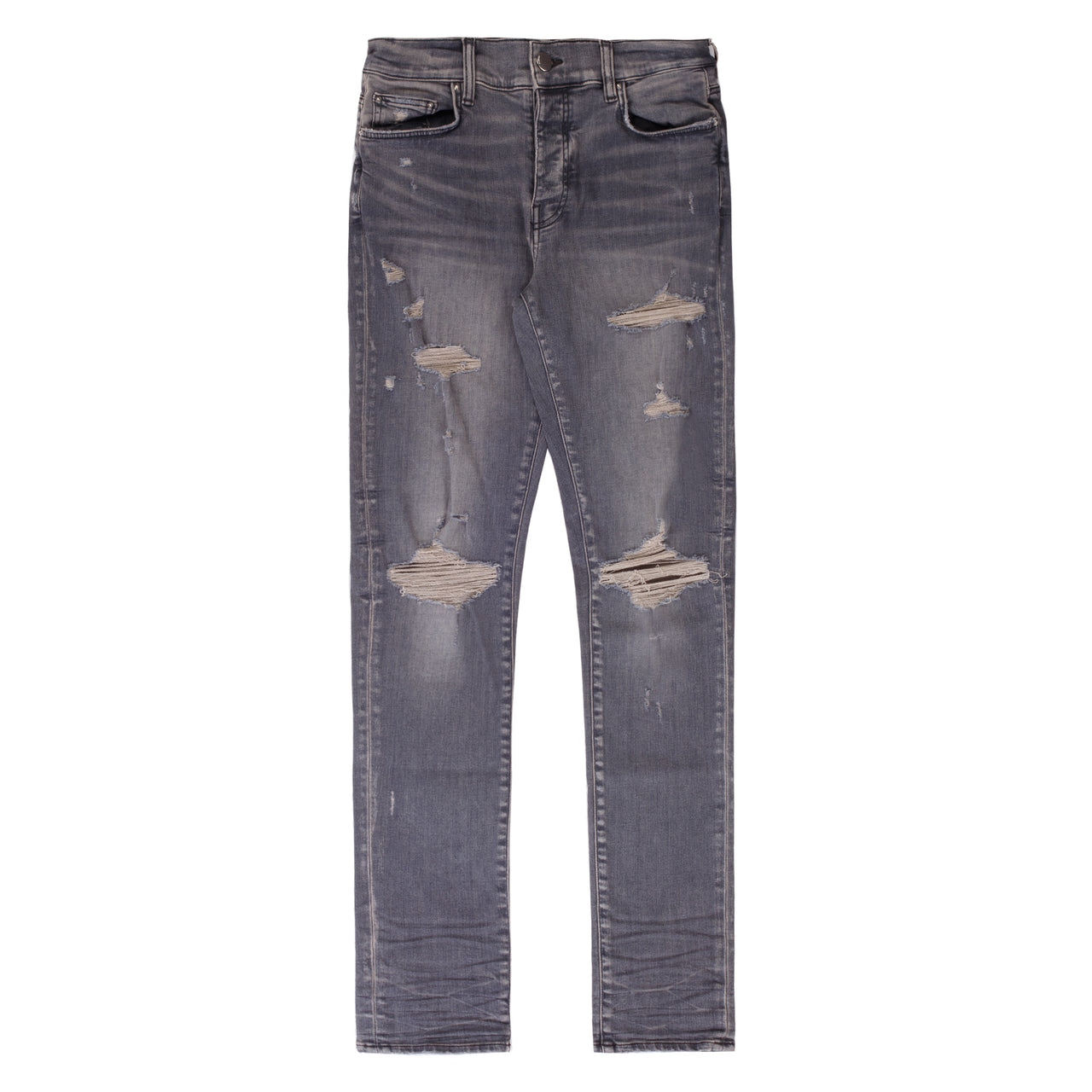 Amiri MX-1 Jeans Grey Distressed